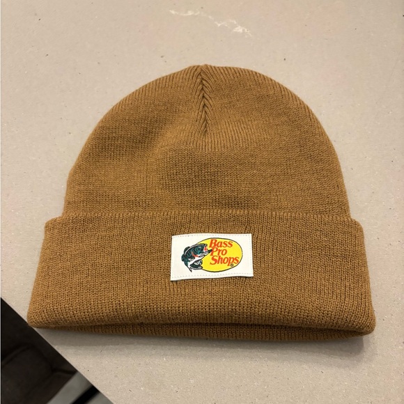 Bass Pro Shops Tan Knit Hat - Picture 1 of 2